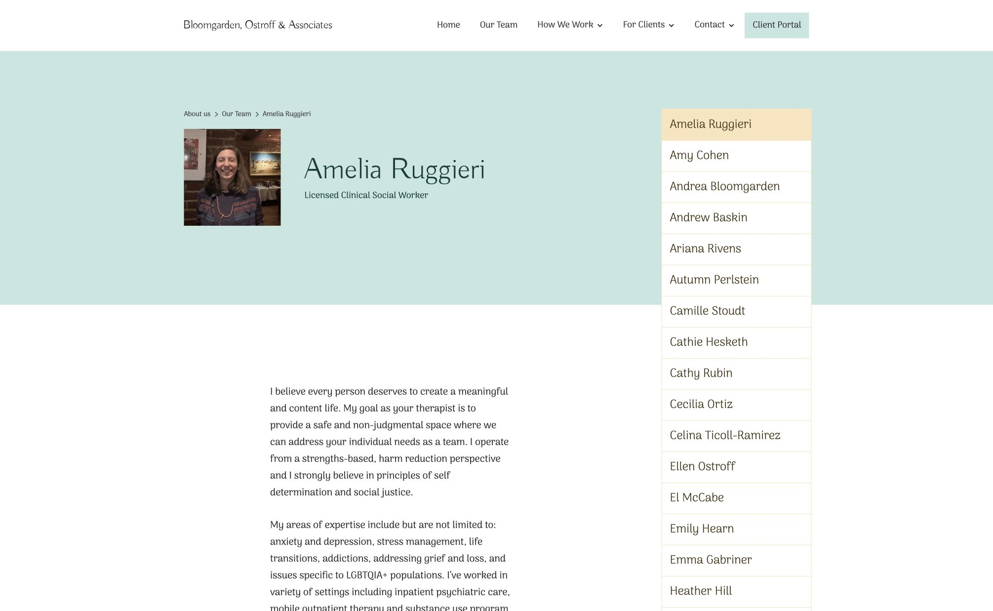 clinician profile