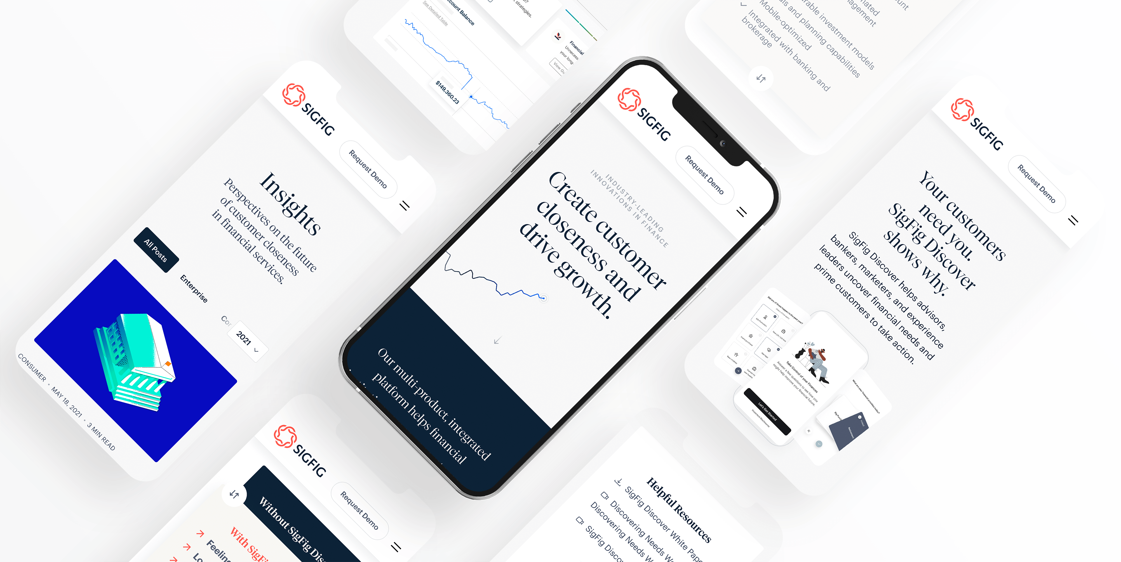 SigFig original website design