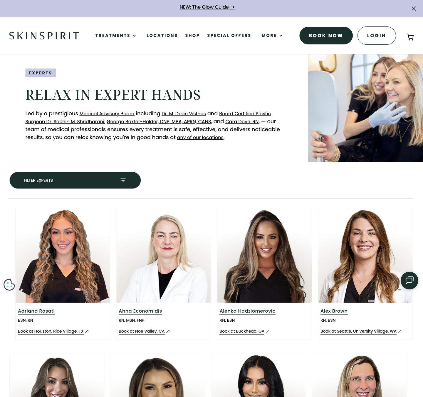 The expert directory brings provider discovery into the wider customer journey.