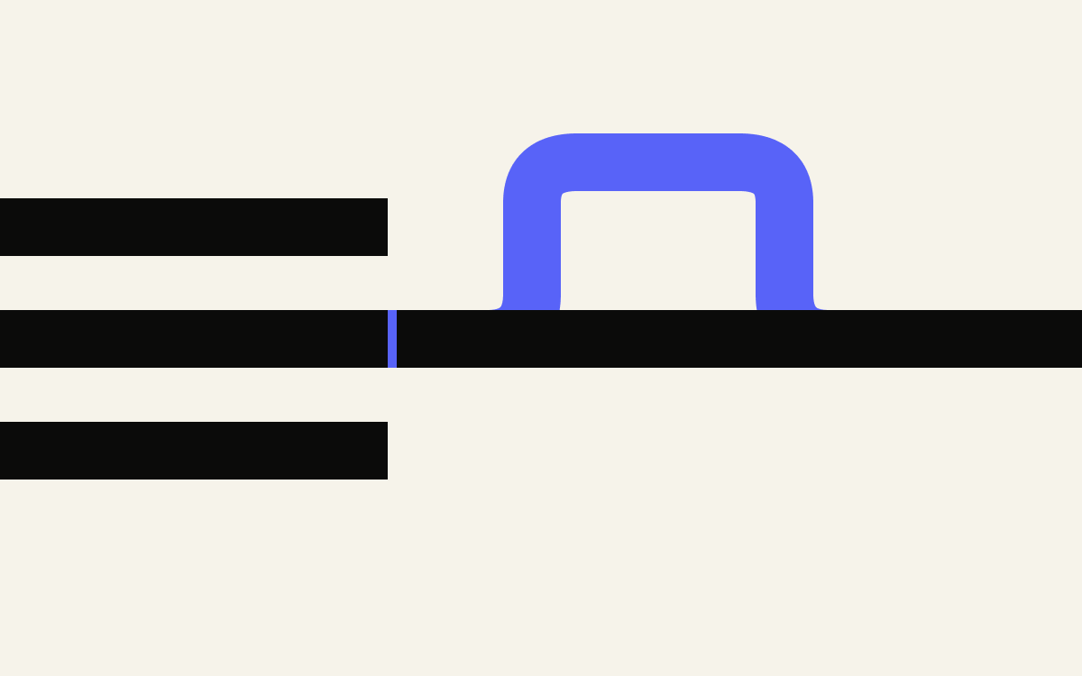 Geometric connection illustration